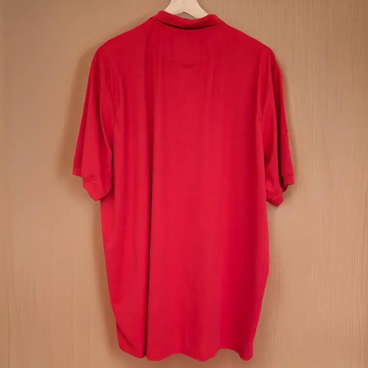 Fiery Red Dri-fit Polo T-shirt - Image 5