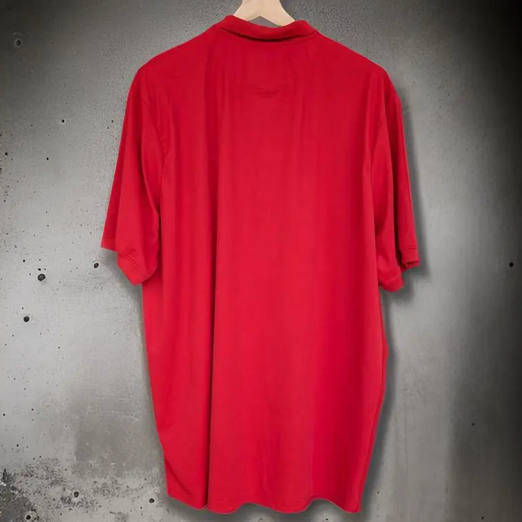 Fiery Red Dri-fit Polo T-shirt - Image 6
