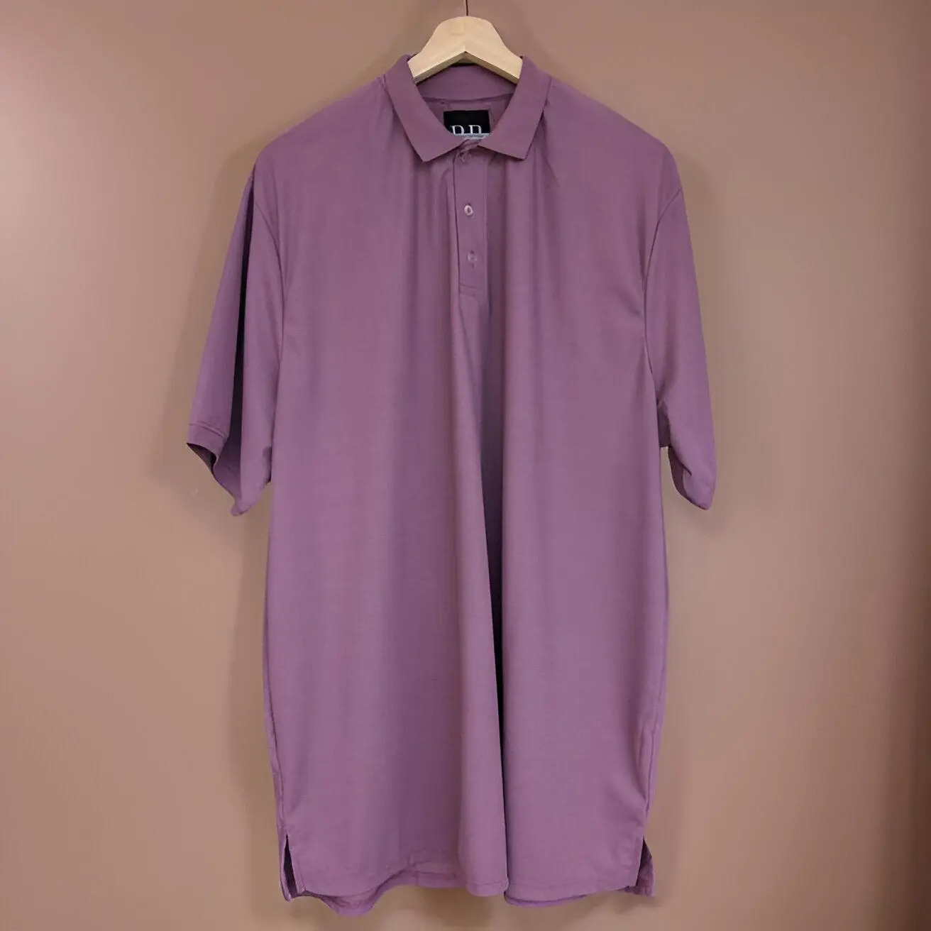 Mauve Dri-fit Polo T-shirt - Image 3