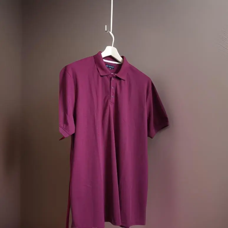 Premium Wine Red Polo T-shirt - Image 3